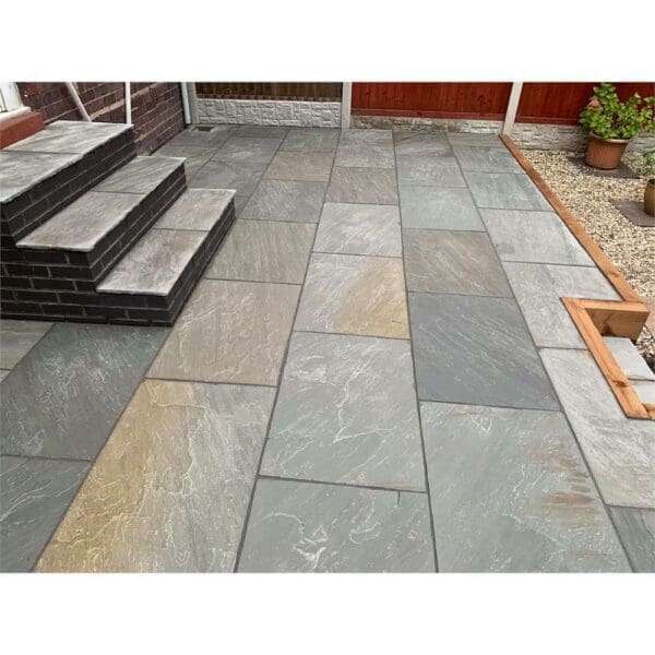 Kandla Grey 900×600 Natural Sandstone 20mm - Image 3