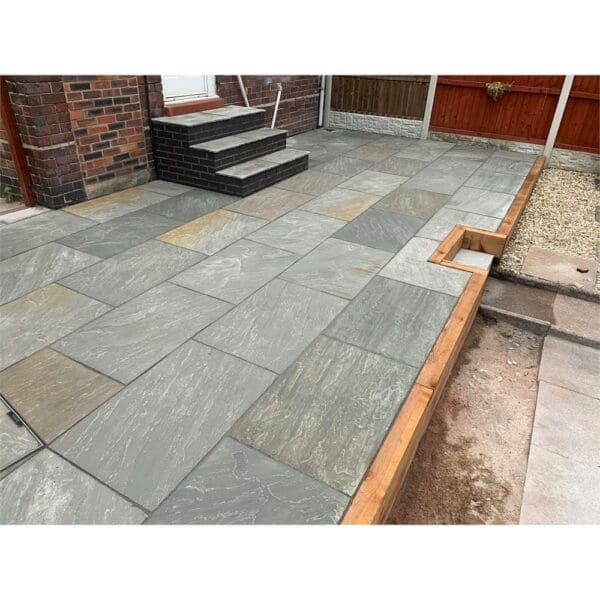 Kandla Grey 900×600 Natural Sandstone 20mm - Image 2