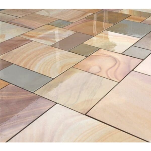 Rippon Buff Mixed Size Sawn Smooth Sandstone Pack - Image 3