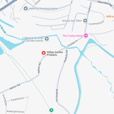 Map of Cheshire Garden Products